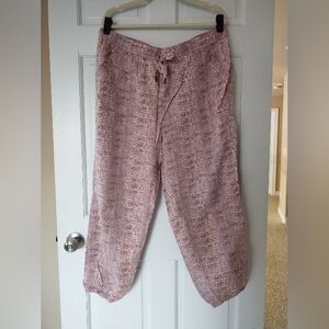 Anthropologie Lavender Patterned Pants